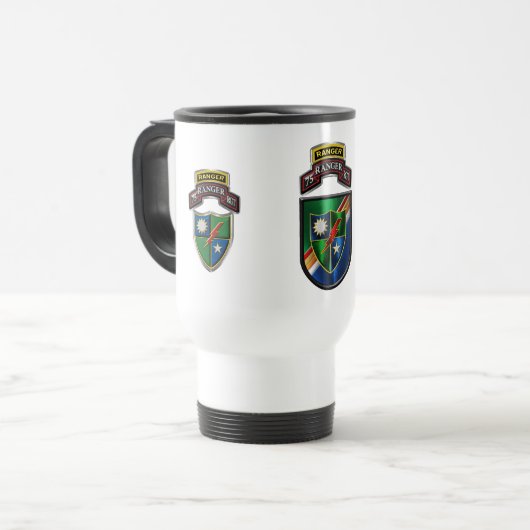 Mug De Voyage 75e régiment de Rangers (Devant gauche)