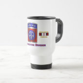 Mug De Voyage 82e division aéroportée Ancien combattant en Irak  (Devant droit)
