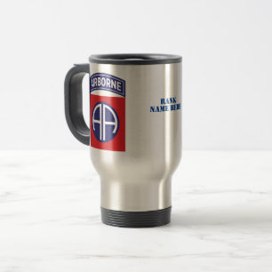 Mug De Voyage 82e division aéroportée Insigne de service amér