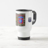 Mug De Voyage 82e sergent de division aéroportée (Devant droit)