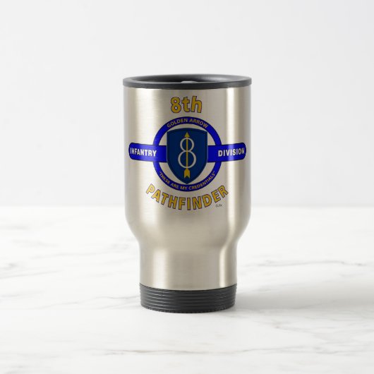 Mug De Voyage 8ème DIVISION d'INFANTERIE "ORIENTEUR " (Centre)