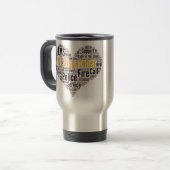 Mug De Voyage 911 Dispatcher Word Cloud (Devant gauche)