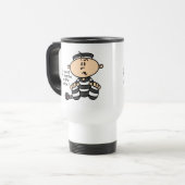 Mug De Voyage 9 mois sur le prisonnier intérieur de bébé (Devant gauche)