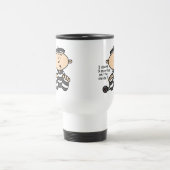 Mug De Voyage 9 mois sur le prisonnier intérieur de bébé (Centre)