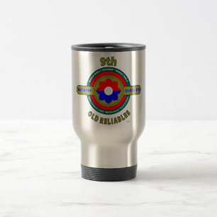 Mug De Voyage 9ème DIVISION d'INFANTERIE "VIEUX RELIABLES "
