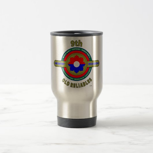 Mug De Voyage 9ème DIVISION d'INFANTERIE "VIEUX RELIABLES " (Centre)