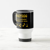 Mug De Voyage À accès soudains enclins de précaution de chanson (Devant gauche)