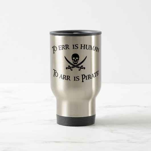 Mug De Voyage À Arr est le pirate ! (Centre)