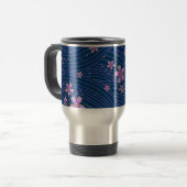 Mug de voyage à fleurs illustrées (Devant gauche)
