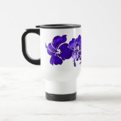 Mug de voyage à l'aquarelle Hibiscus (Gauche)