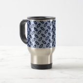 Mug de voyage à motif bleu (Devant gauche)