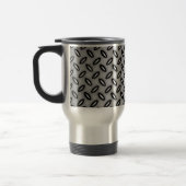 Mug de voyage à motif métallique argenté (Gauche)