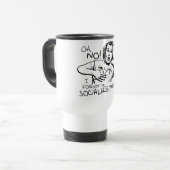 Mug De Voyage A oublié la socialisation (Devant gauche)