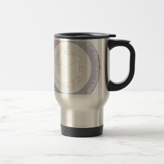 Mug De Voyage A phylogenetic tree of life Chart (Droit)