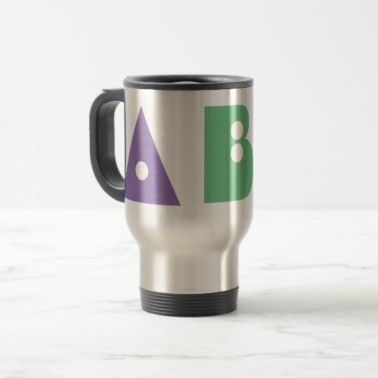 MUG DE VOYAGE ABC (Devant gauche)