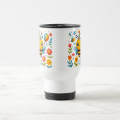 Mug de voyage abeille fête joyeuse (Centre)