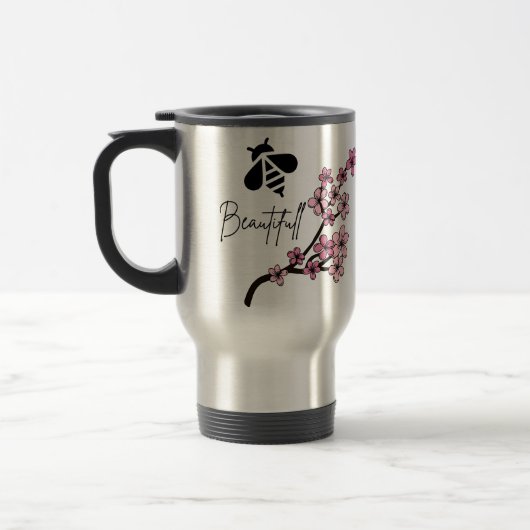 Mug De Voyage abeille magnifique (Gauche)