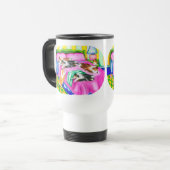 Mug De Voyage Abrite rose Confort (Devant gauche)