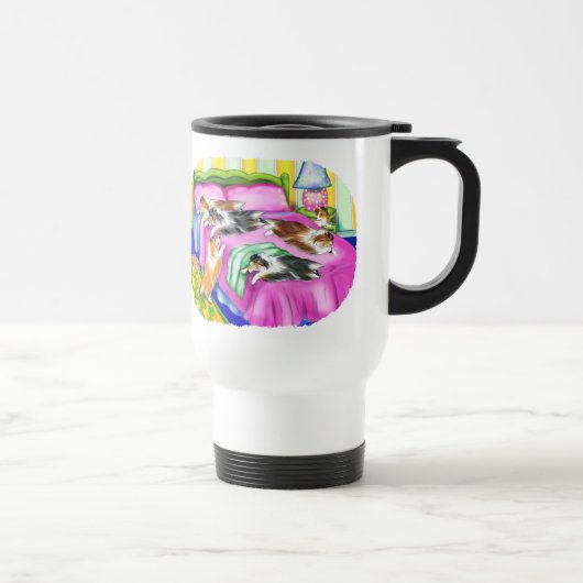 Mug De Voyage Abrite rose Confort (Droite)