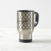 Mug De Voyage Abstract Vibes Monochrom Espresso Yoursel in Style (Devant droit)