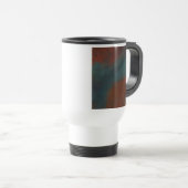 Mug De Voyage Abstrait 1 : rouges et bleus (Devant droit)