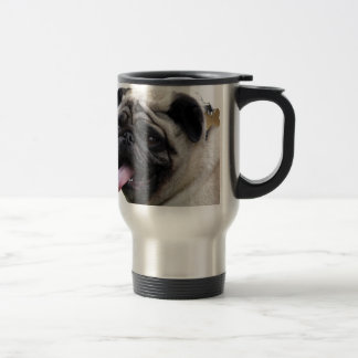 Mug De Voyage Accessoires photo Carlin blanc main, ajouter des n