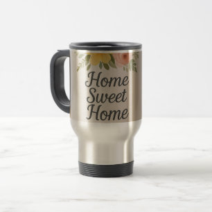 Mug De Voyage Accueil douce maison design floral mug-flower
