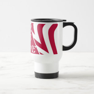 Mug De Voyage Achempong God Is Love Star Red & White Commuter