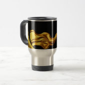 Mug De Voyage  Achempong Opulent Liquid Gold Black Monochrome C (Devant gauche)