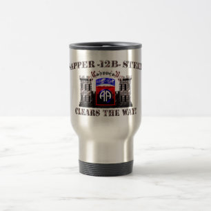 Mug De Voyage Acier quatre-vingt-deuxième du soldat du génie 1
