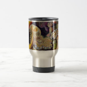 Mug De Voyage Actiniae d'Ernst Haeckel