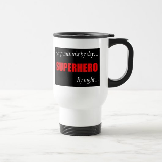 Mug De Voyage Acupuncteur de super héros (Droite)