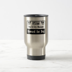 Mug De Voyage Administrateur municipal perdu de chien