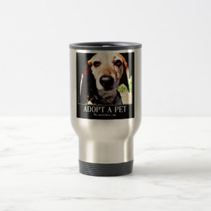 Mug De Voyage Adopter apet, Nous avons besoin d'amour aussi_