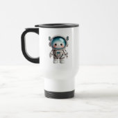 Mug De Voyage Adorable ami de l'espace dans l'engrenage futurist (Gauche)
