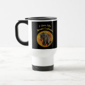 Mug De Voyage Adorable chien de chiot de labrador brun doux (Gauche)