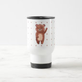 Mug De Voyage Adorable points d'ours mignon motif girly enfants  (Centre)