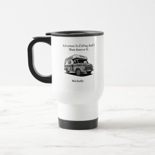 Mug De Voyage Adventure Is Calling I Must Answer Explore Outdoor (Gauche)