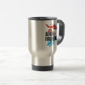 Mug De Voyage Aerial Firefighter Firefighting (Devant droit)