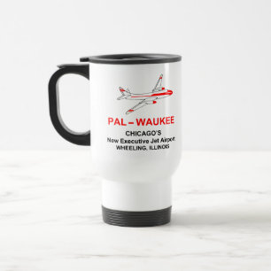 Mug De Voyage Aéroport de Palwaukee, Roue, Illinois