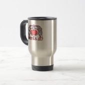 Mug De Voyage Af Skeleton Mains Valentines Classic (Devant gauche)