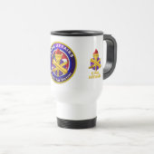 Mug De Voyage Affaires civiles de l'armée (Devant droit)