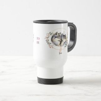 Mug De Voyage Affection sauvage - Les loups dans l'amour Illustr