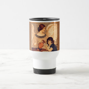 Mug De Voyage Affiche Antique d'Ange au Chocolat Français : Art