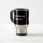 Mug De Voyage Affiche de bienvenue de Las Vegas (Devant gauche)