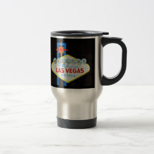 Mug De Voyage Affiche de bienvenue de Las Vegas