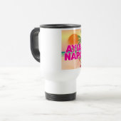 Mug De Voyage Affiche de vacances Ayia Napa (Devant gauche)