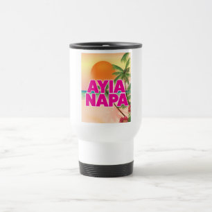 Mug De Voyage Affiche de vacances d'Ayia Napa