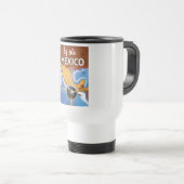 Mug De Voyage Affiche de voyage à Tulum, Mexique (Devant droit)
