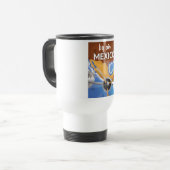 Mug De Voyage Affiche de voyage à Tulum, Mexique (Devant gauche)